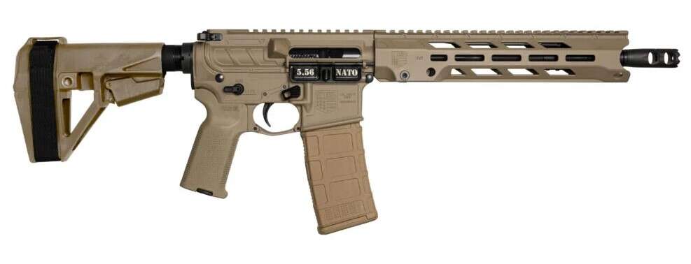 Handguns Diamondback Firearms 11.50" 223Rem|5.56NATO DIA DB1984K061  5.56 DB15      11.5 30R*BRACE* FDE • Model: 11.50"